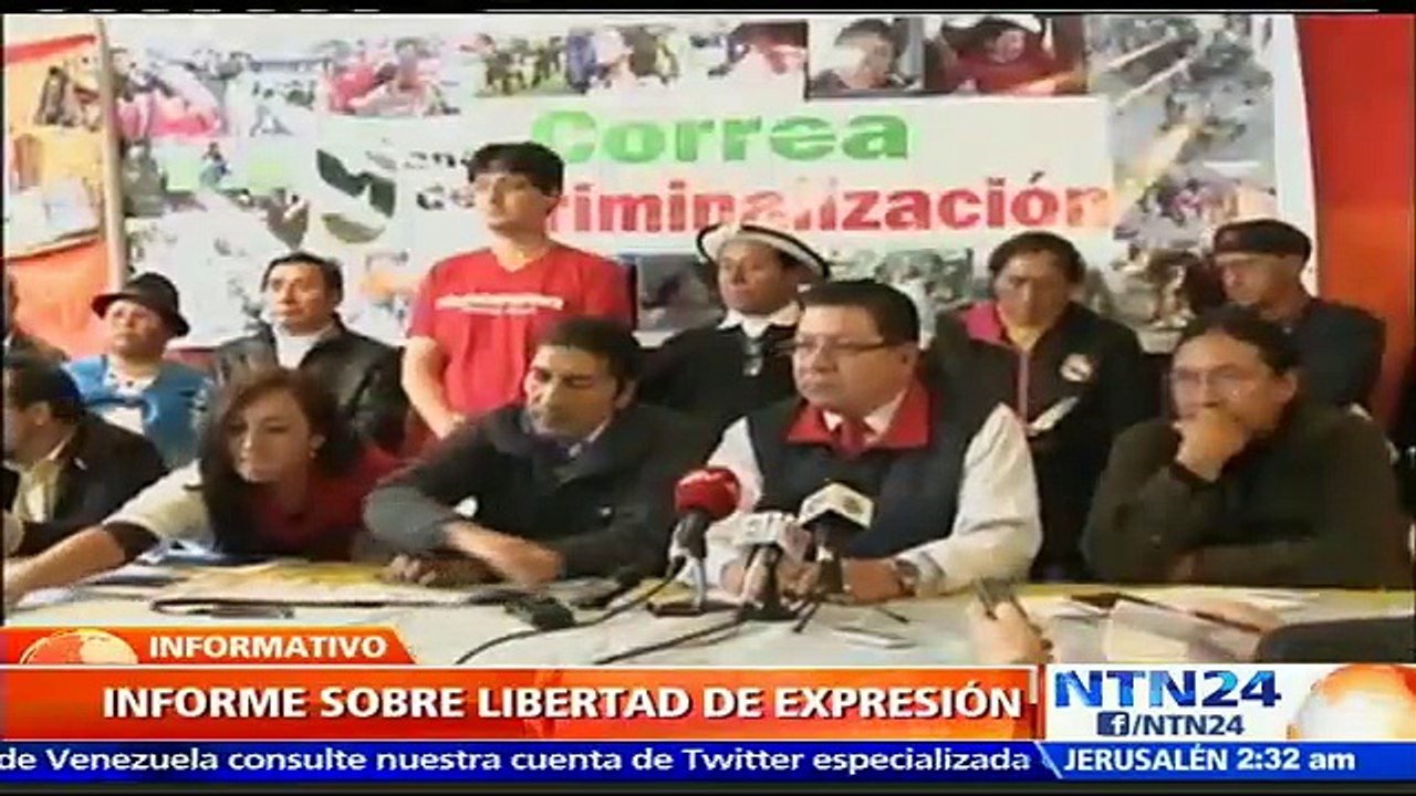 Preocupante situación: Ecuador muestra serios problemas en materia de libertad de expresión, según informe
