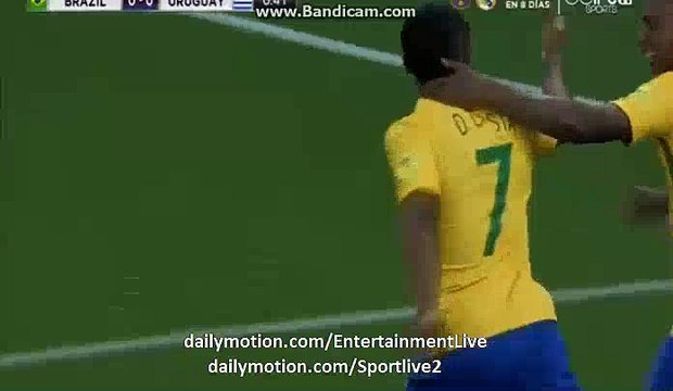 Douglas Costa Goal HD - Brazil 1-0 Uruguay 26.03.2016 HD