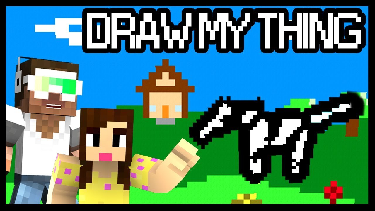 KANYE WEST! - DRAW MY THING w/Biggs87x - Minecraft Mini-Game