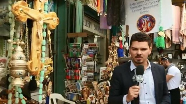 Fiéis participam das celebrações de Páscoa em Jerusalém