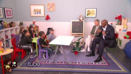 Ellen and Steve Harvey Talk to Kids