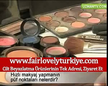 Hızlı Makyaj Yapmak, hızlı Makyaj nasıl yapılır