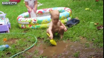 Funny Babies Discovering Mud and Playing Compilation March 2015 [HD VIDEO]