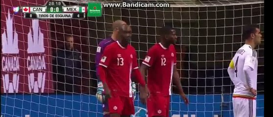 Andres Gardado Super Chance MISSED - Canada 0-1 Mexico 26-03-2016