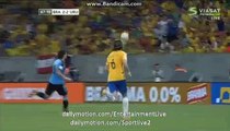 Luis Suarez Hits The CROSSBAR Brazil 2-2 Uruguay
