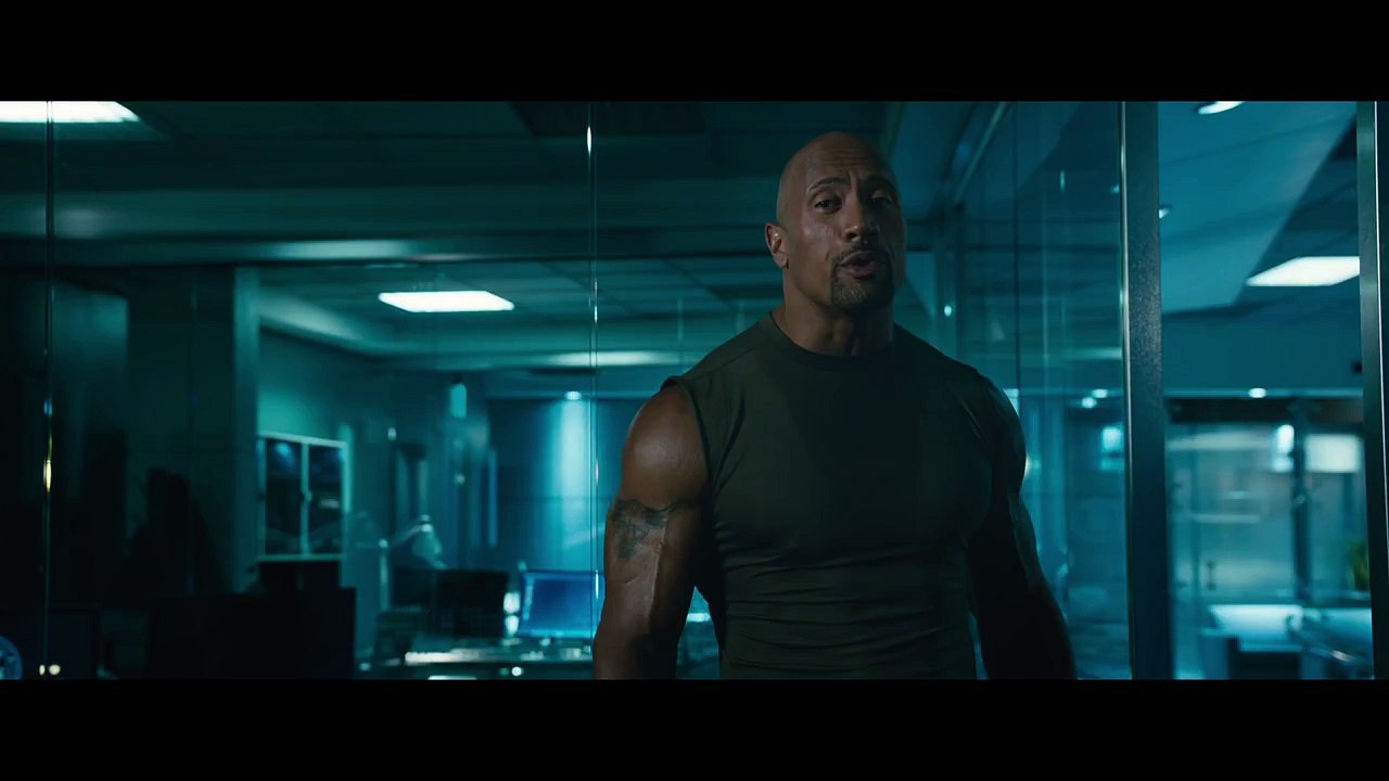 Fast & Furious 7 Extrait 5 Hobbs découvre Shaw dans son bureau VF