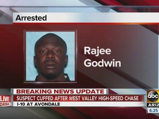 Man arrested after high speed chase, crash in Avondale