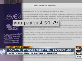 Let Joe Know: Free trail offers can cost you hundreds