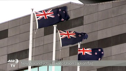 New Zealand rejects flag change, stays with Union Jack