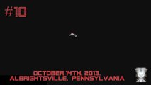 UFO Filmed Over Albrightsville, Pennsylvania. (Top Ten Mister UFO Sightings) #10