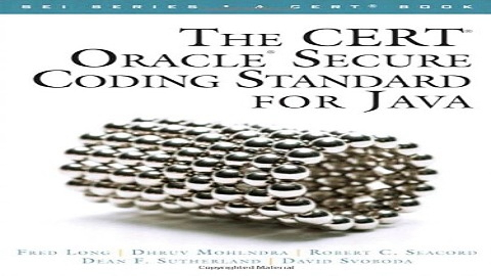 Download The CERT Oracle Secure Coding Standard for Java  SEI Series in Software Engineering