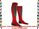 X-Socks X - Socks Ski Discovery - Calcetines infantil tamaño 31 - 34 color rojo / gris oscuro