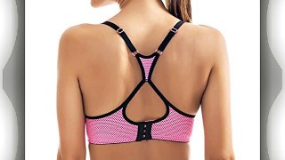 La Isla - Sujetador Deportivo Push Up Con Espalda De Nadador Para Mujer Hot Pink ES:100C (EU