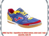 JOMA Top Flex - Zapatillas de fútbol unisex color azul / rojo / amarillo talla 40