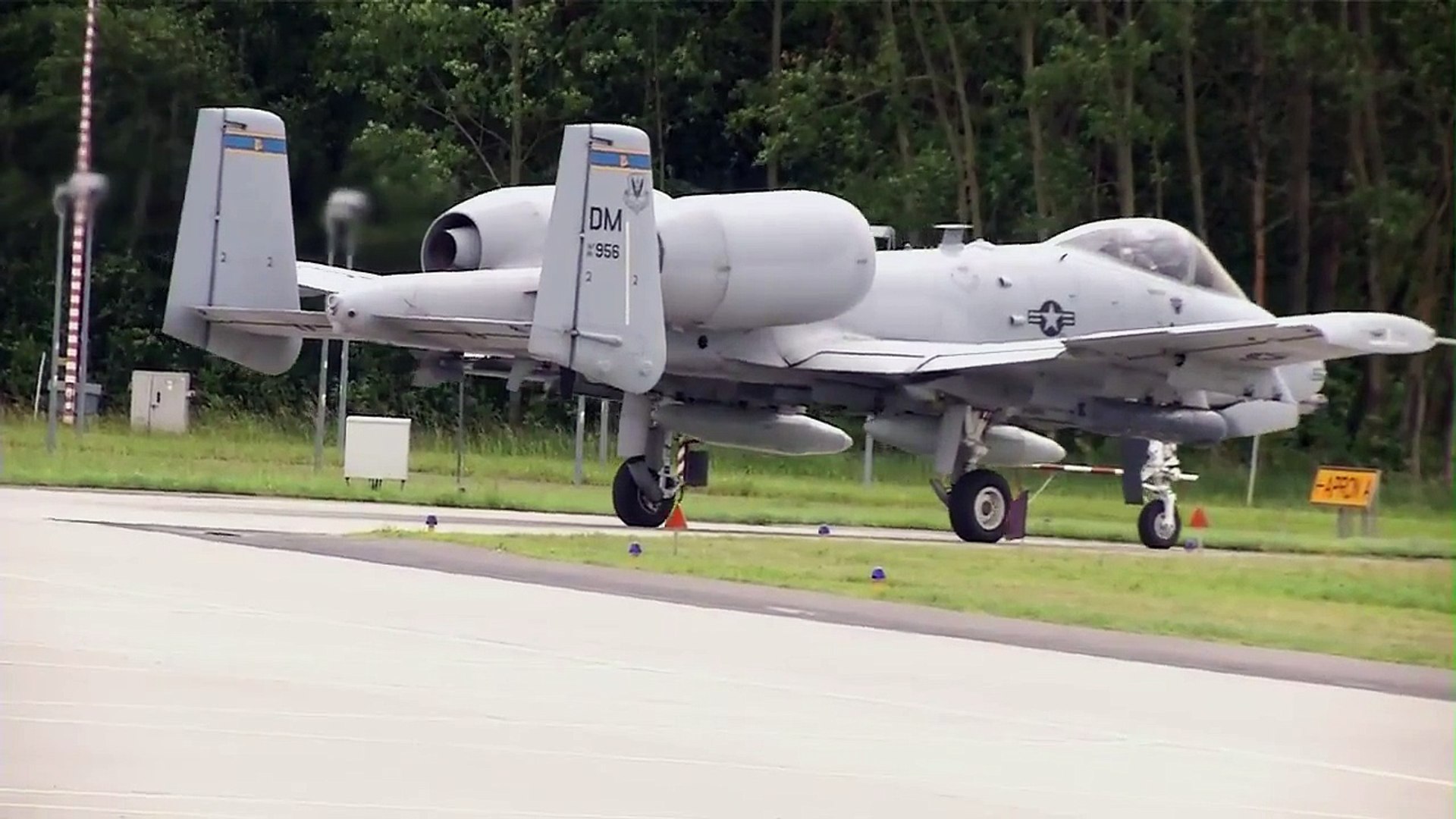 Americas Toughest Warplane: A 10 Warthog Aircraft At Lask Air Base