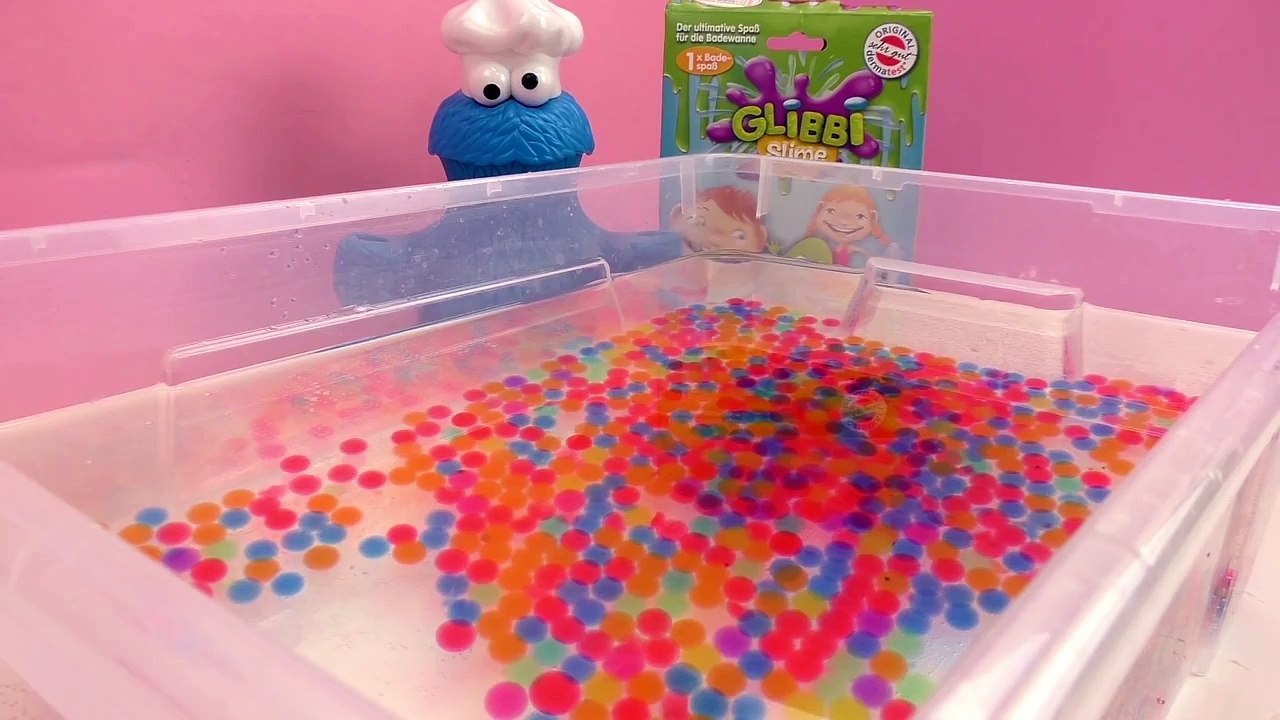 Mélanger Perles Orbeez et matière visqueuse Glibbi – Play Doh Orbeez