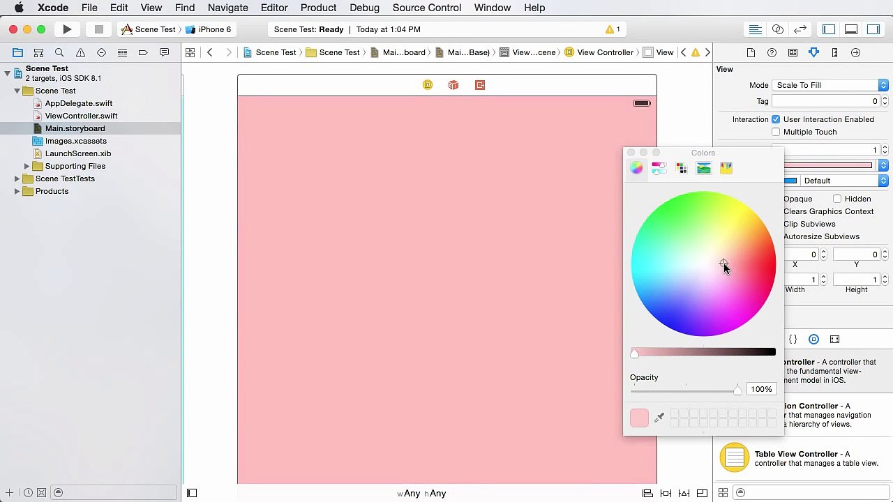 iOS Development with Swift Tutorial - 19 - Storyboards and Scenes