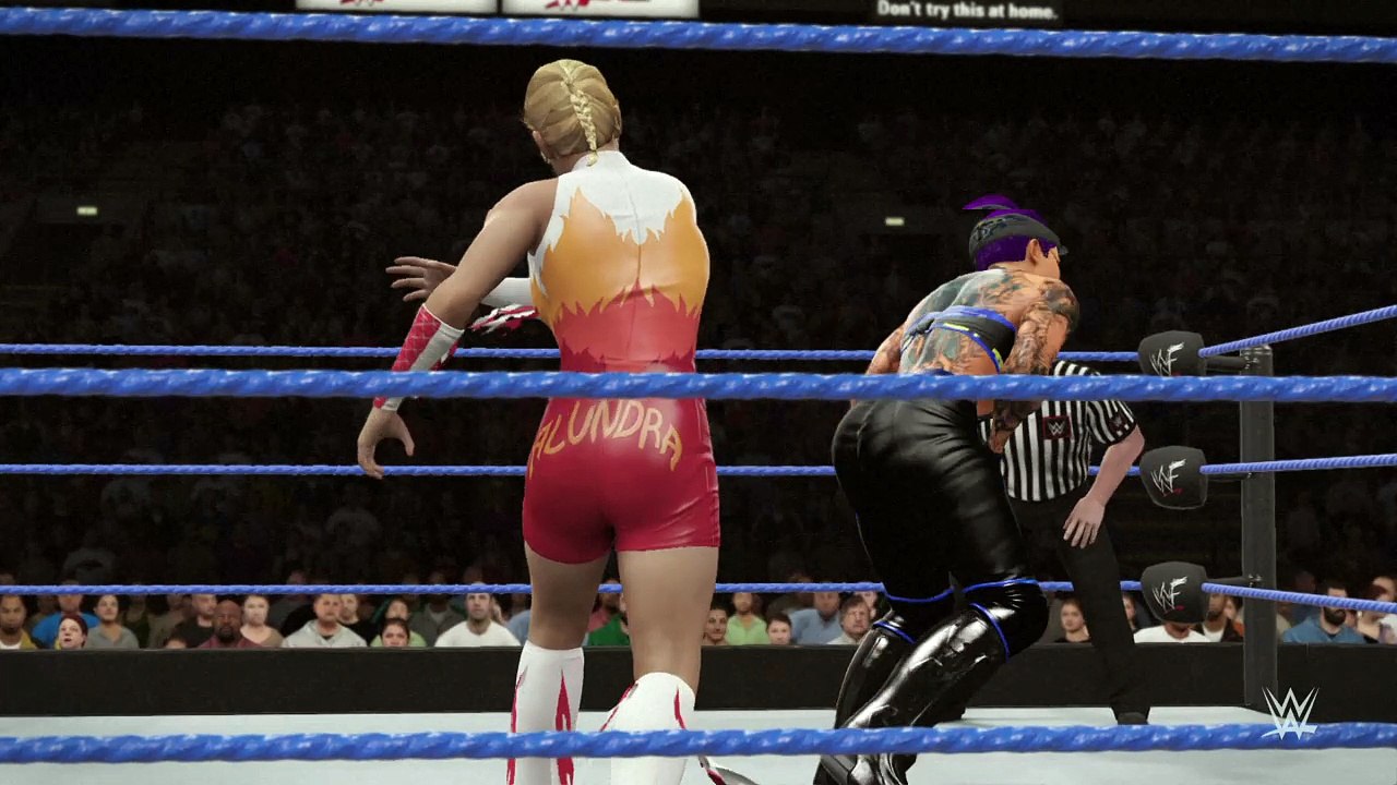 WWE 2K16 tokara blaze v alundra blayze