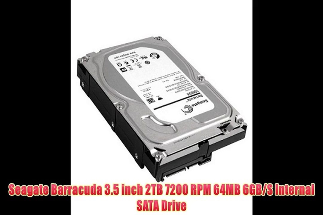 Seagate Barracuda 35 inch 2TB 7200 RPM 64MB 6GBS Internal SATA Drive
