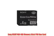 Sony MSMT4GN 4GB Memory Stick PRO Duo Card