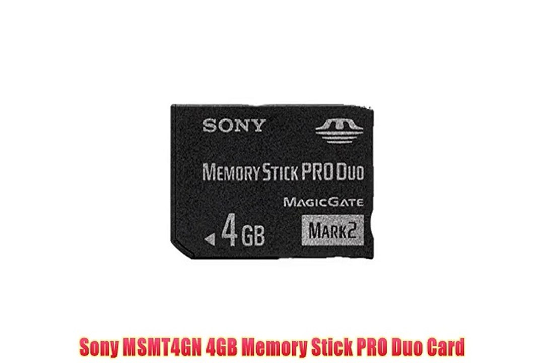 Sony MSMT4GN 4GB Memory Stick PRO Duo Card