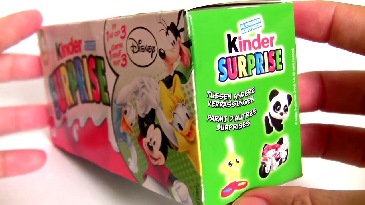 Mickey Kinder Surprise Eggs Donald Duck, Daisy Duck & Goofy Mickey Mouse Clubhouse Toys