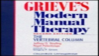 Download Grieve s Modern Manual Therapy  The Vertebral Column  2e