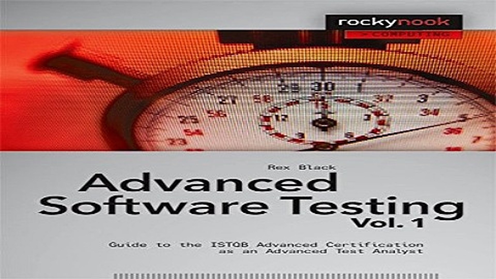 Read Advanced Software Testing Vol 1 Guide To The Istqb Advanced Certification As An Advanced Video Dailymotion