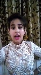 beautiful girl singing a song