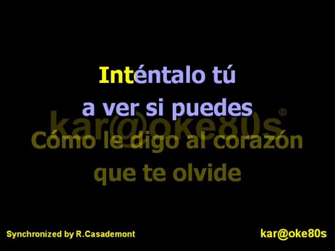 karaoke Intentalo Tú (Bachata) Joe Veras