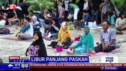 Descargar video: Pengunjung Pantai Ancol Diberi Hiburan Spesial Selama Libur Paskah