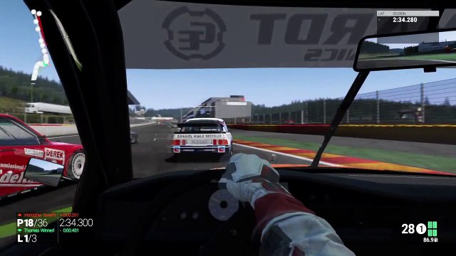Project Cars PS4 | Spa Francorchamps | Mercedes 190E DTM