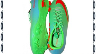 Nike - JR MERCURIAL VICTORY IV FG - Coleur: Azul-Verde - Taille: 35.5