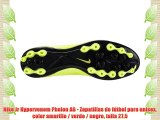 Nike Jr Hypervenom Phelon AG - Zapatillas de fútbol para unisex color amarillo / verde / negro