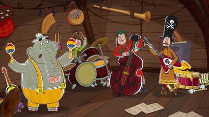 Flying animals animation series episode MUSICAL PIRATES