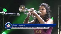 National Anthem of Pakistan at APPNA 38th Annual Convention by USA Based Pakistani Iman Nadeem ! She performed like a bo