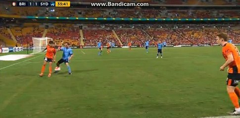 Brisbane Roar VS Sydney Fc  2-1 goal  by Jamie M.