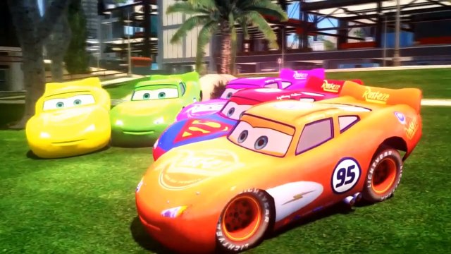 Spiderman Songs Lyrics ♫ Fiddle dee dee ♫ Lightning McQueen with Spider-Man