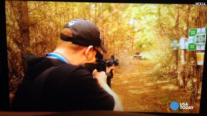 Man loses leg by shooting lawn mower full of explosives