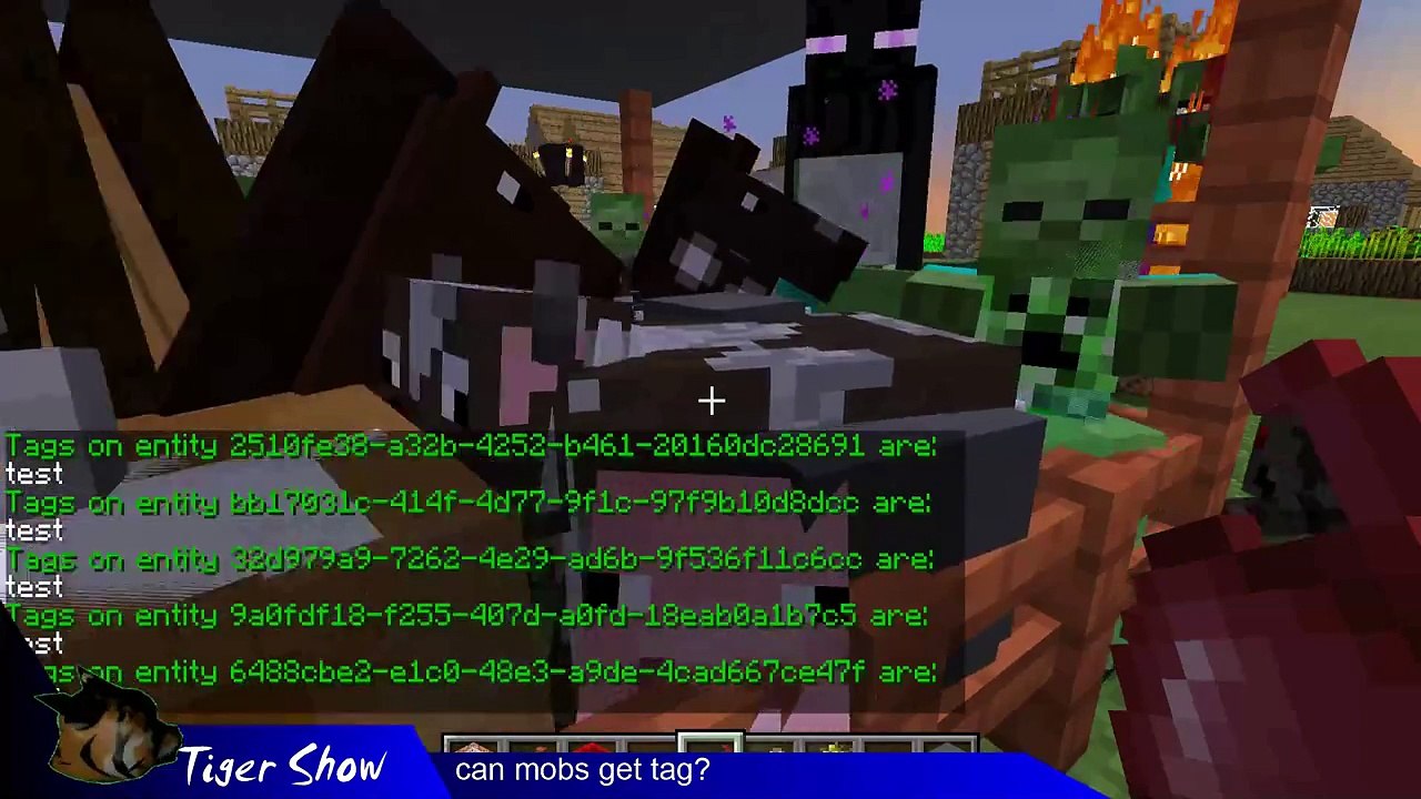 Minecraft:you can tag mobs