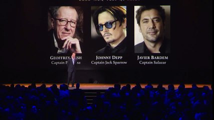 Video herunterladen: Pirates of the Caribbean: Dead Men Tell No Tales: Johnny Depp on Stage of D23 Announcement  MAD JACK THE PIRATE Cartoon