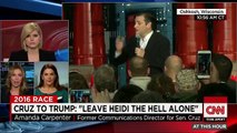 Trump supporter stuns Cruz ally on CNN by naming her as one of Ted Cruz’s alleged mistresses