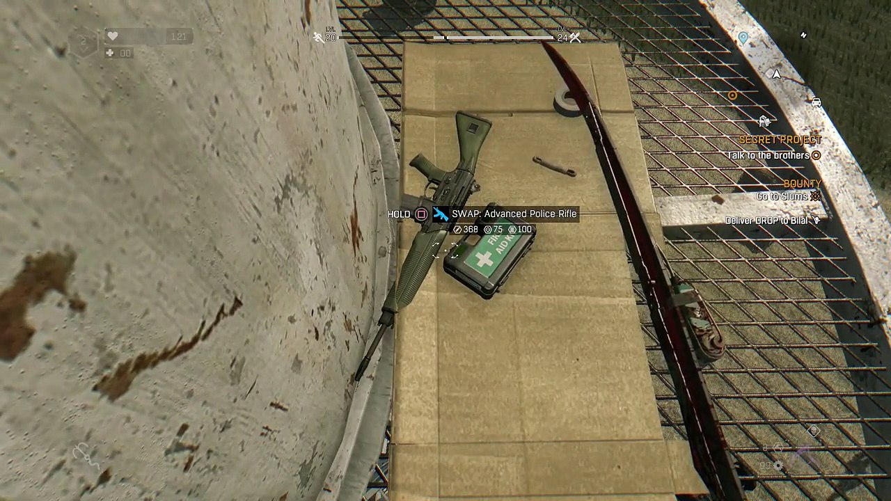 Best Rifle In The Game Location - Dying Light The Following - Advanced Police Rifle Best Gun!