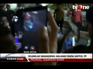 Video herunterladen: Rekan Terjaring Razia, Mahasiswa Bentrok dengan Polisi