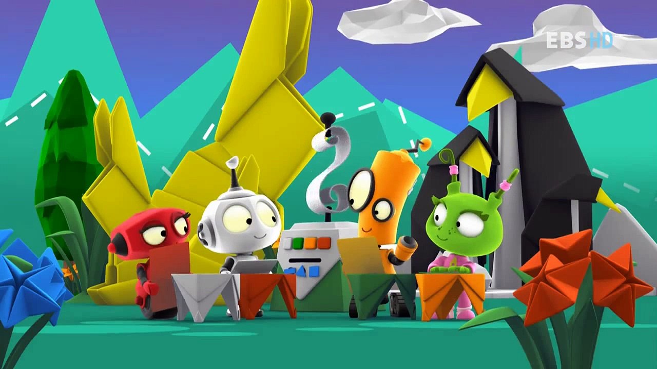 로보의 별나라 여행 - 16화 신나는 종이접기