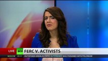 Activists protest FERC support for pipelines and fracking permits