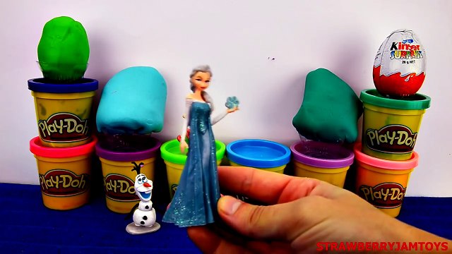 Frozen Play Doh MLP Finding Nemo Kinder Surprise Moshi Monsters Surprise Eggs StrawberryJamToys