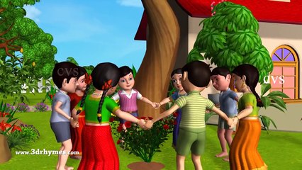 Five Little Monkeys Jumping On The Bed Nursery Rhyme - Kids Songs - 3D English Rhymes for Children