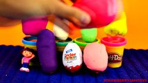 Dora The Explorer Play Doh Finding Dory Kinder Surprise Cars 2 Surprise Eggs Easter Eggs
