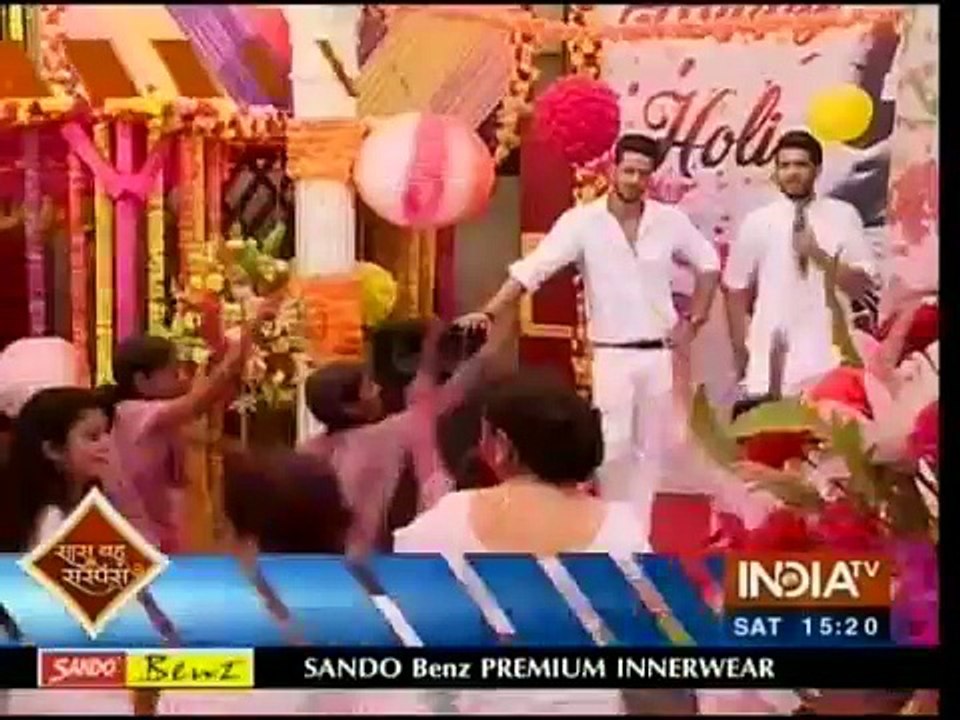 Ye Kaha Aa Gaye Hum ke set par Rahul ko Chadi Bhang 26 March 2016